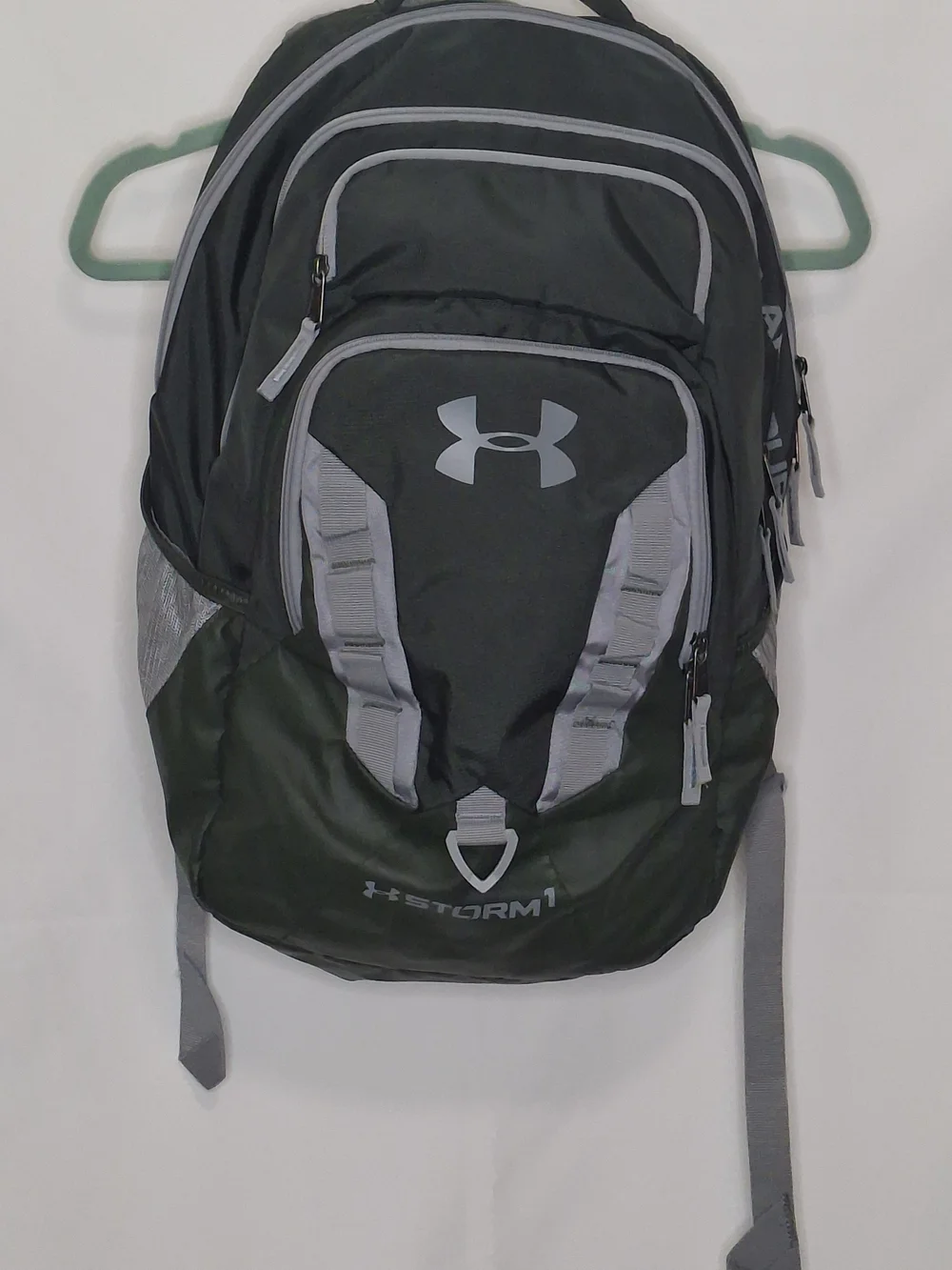 Under Armour Storm Recruit Men's Green and Gray Backpack